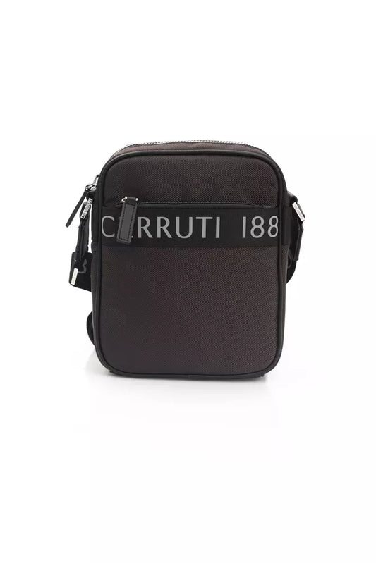 Cerruti 1881 Brown Leather Men Messenger Bag