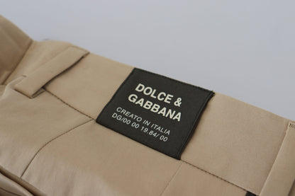 Dolce &amp; Gabbana Elegant Bi-Color Cotton Stretch Pants