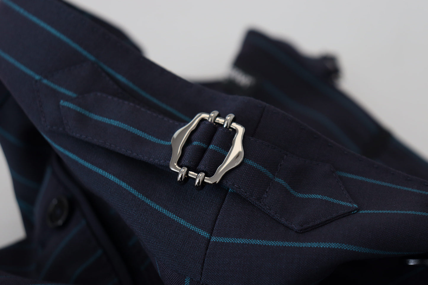 Dolce &amp; Gabbana Elegant Stripe Virgin Wool Trousers