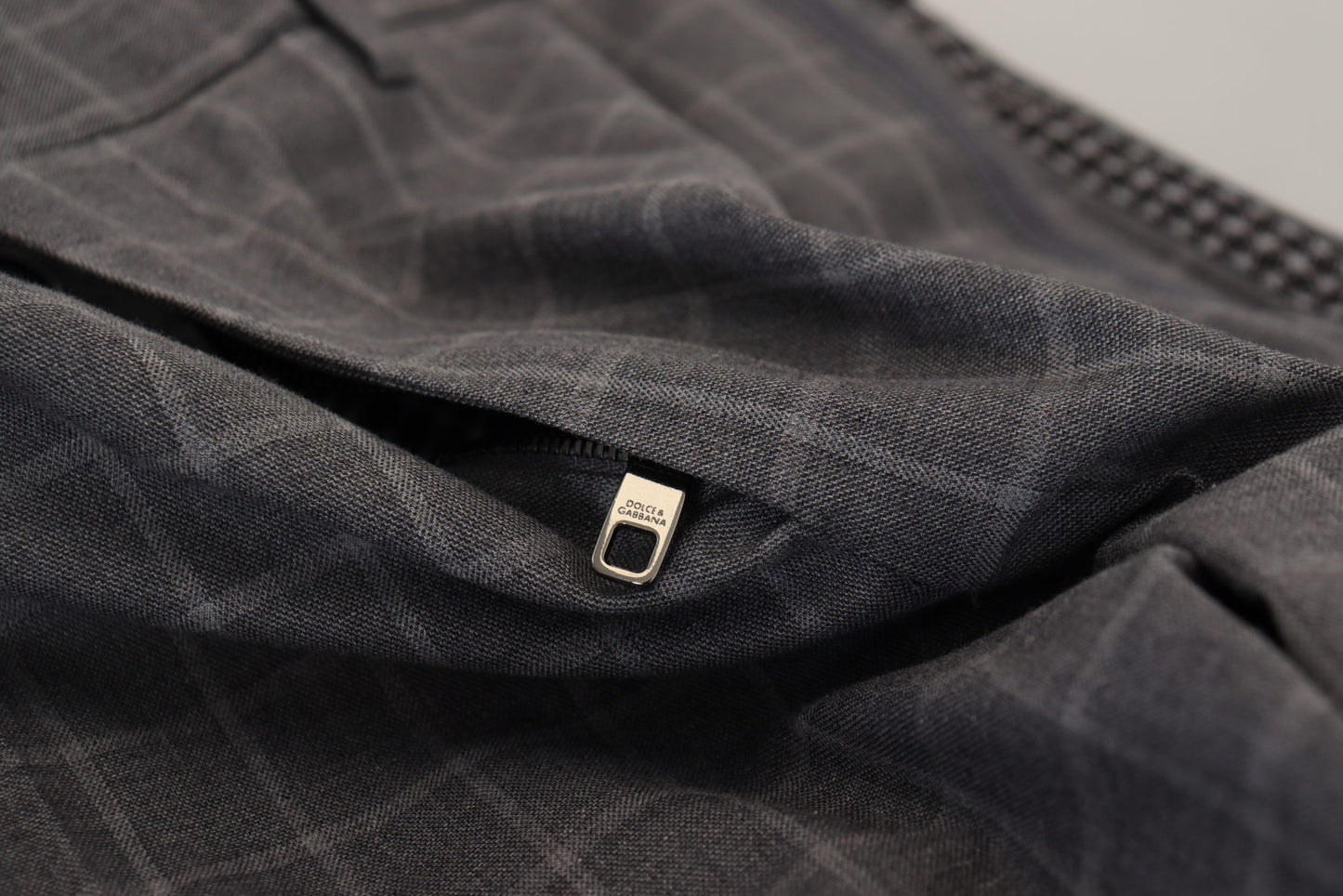 Dolce &amp; Gabbana Elegant Checkered Cotton Pants for Men