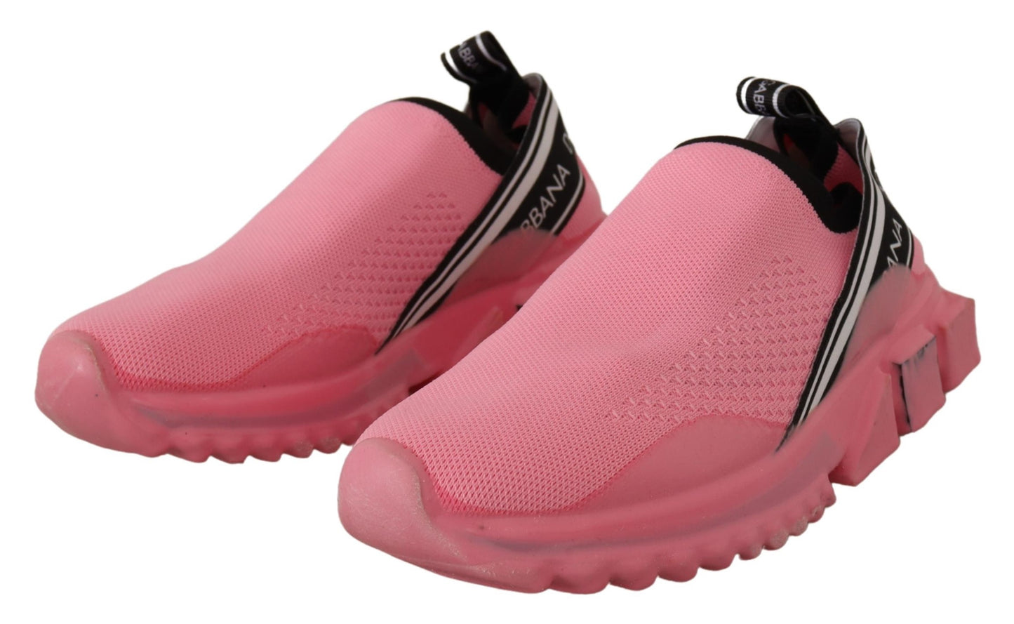 Dolce &amp; Gabbana Zapatillas deportivas sin cordones Sorrento en rosa elegante