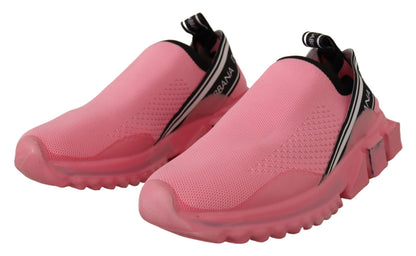Dolce &amp; Gabbana Zapatillas deportivas sin cordones Sorrento en rosa elegante