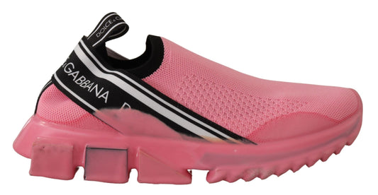 Dolce &amp; Gabbana Zapatillas deportivas sin cordones Sorrento en rosa elegante
