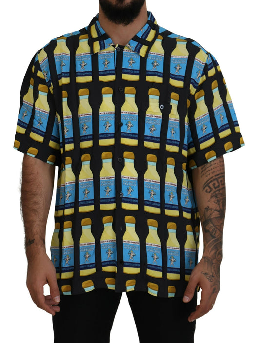 Dolce &amp; Gabbana Camisa casual elegante con estampado múltiple