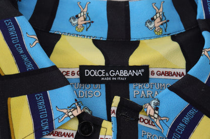 Dolce &amp; Gabbana Camisa casual elegante con estampado múltiple