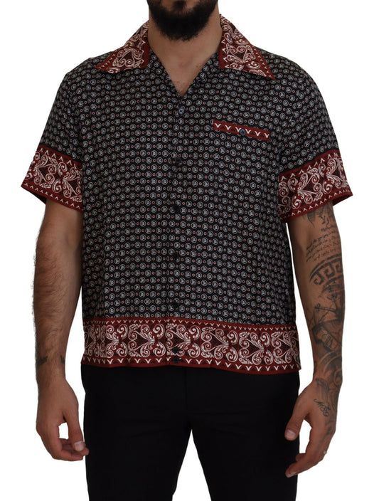 Dolce &amp; Gabbana Elegant Multicolor Silk Casual Shirt