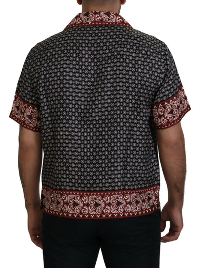 Dolce &amp; Gabbana Elegant Multicolor Silk Casual Shirt