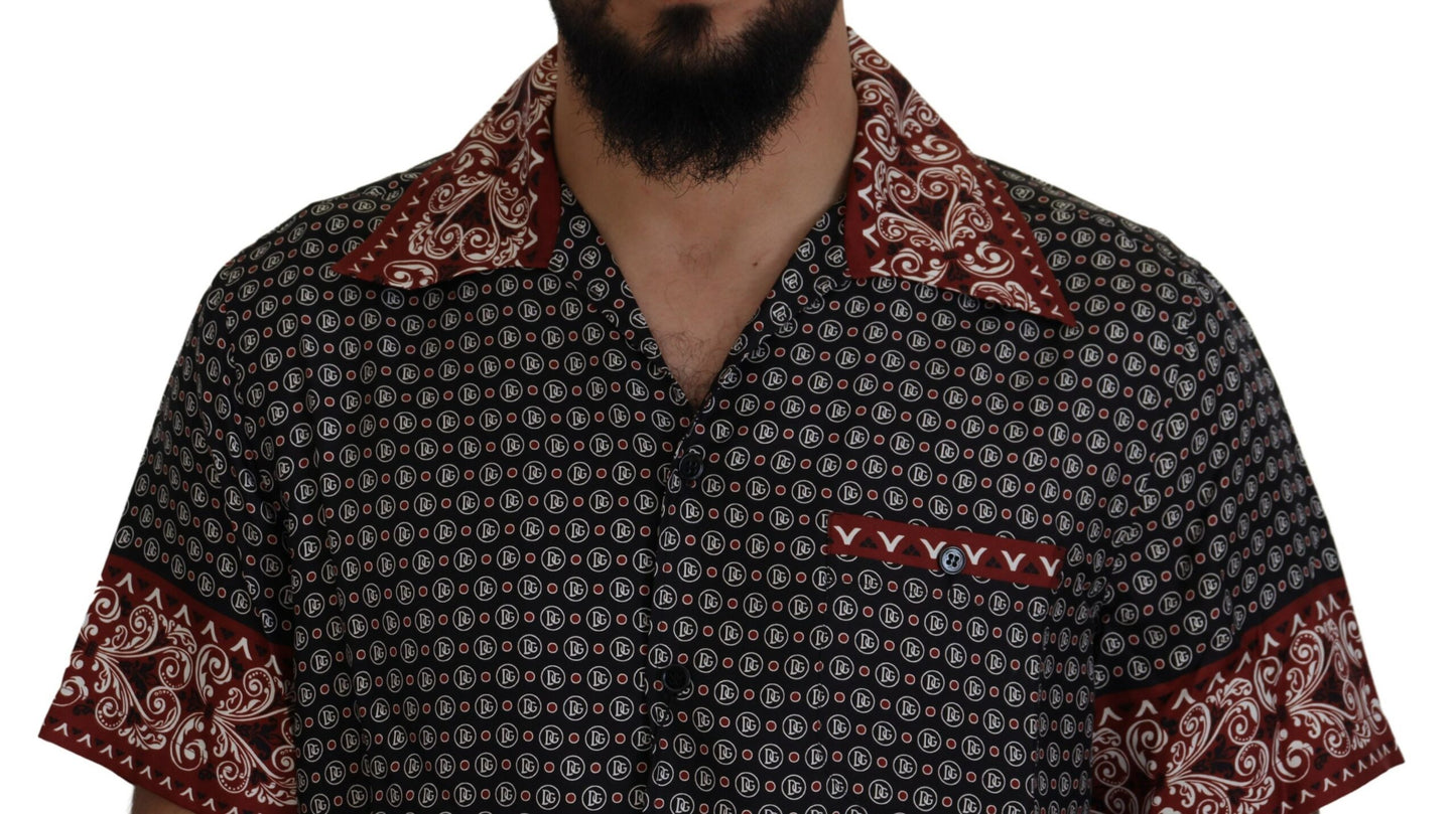 Dolce &amp; Gabbana Elegant Multicolor Silk Casual Shirt