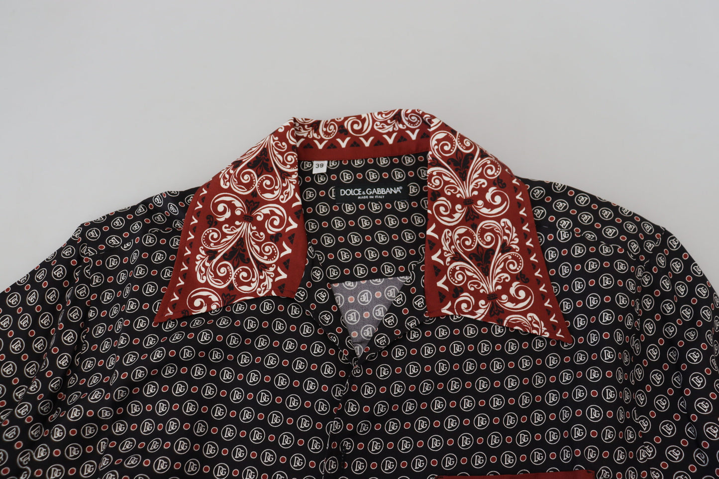 Dolce &amp; Gabbana Elegant Multicolor Silk Casual Shirt