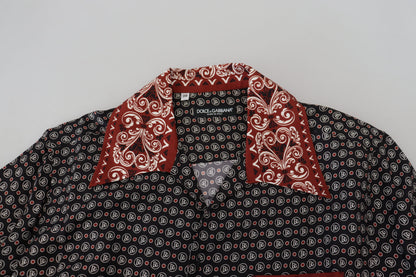 Dolce &amp; Gabbana Elegant Multicolor Silk Casual Shirt
