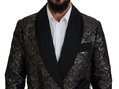 Dolce &amp; Gabbana Chaqueta de vestir de jacquard dorado
