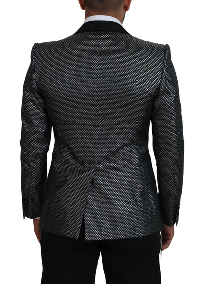 Dolce &amp; Gabbana Blazer elegante de jacquard con botonadura sencilla