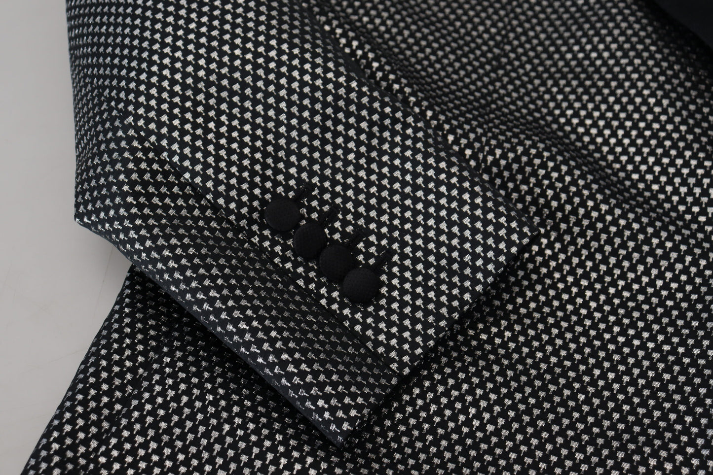 Dolce &amp; Gabbana Blazer elegante de jacquard con botonadura sencilla