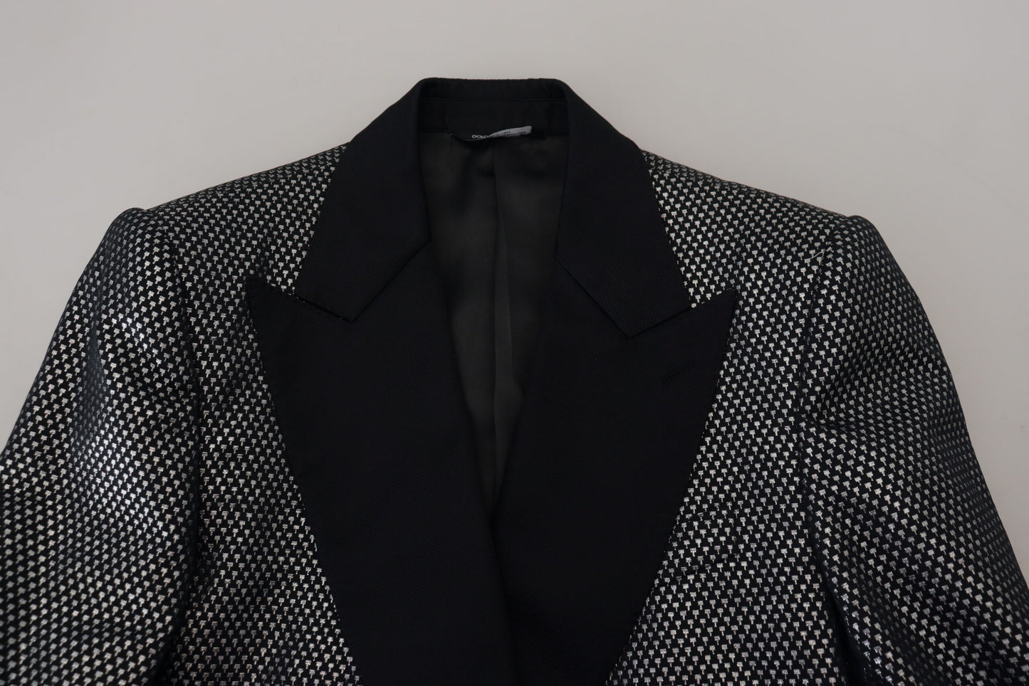 Dolce &amp; Gabbana Blazer elegante de jacquard con botonadura sencilla