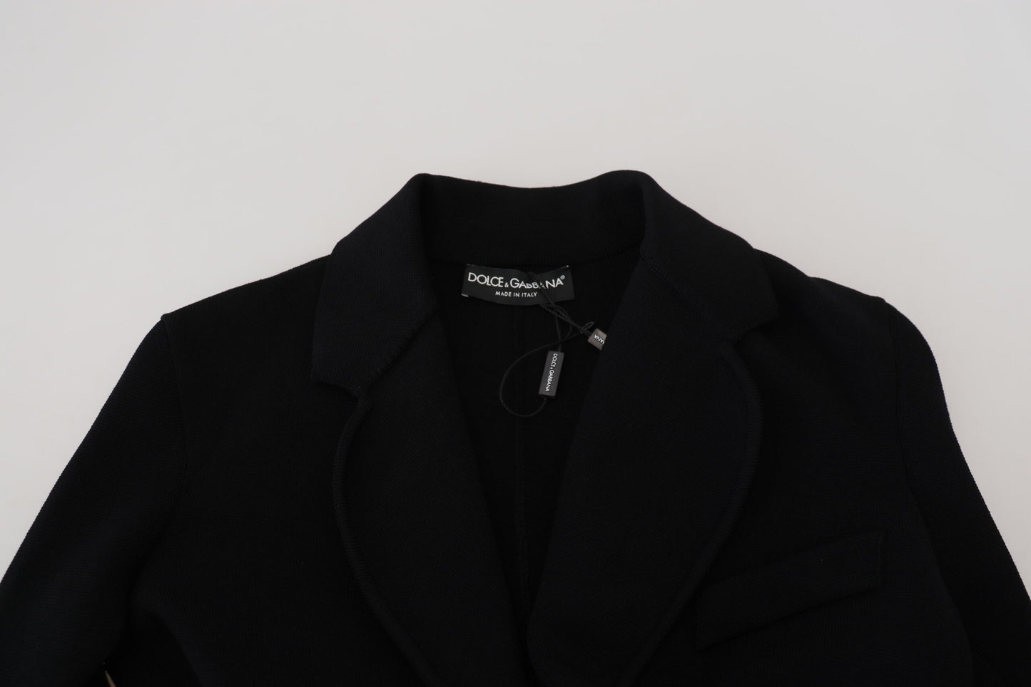 Dolce &amp; Gabbana Elegant Black Long Sleeve Jacket