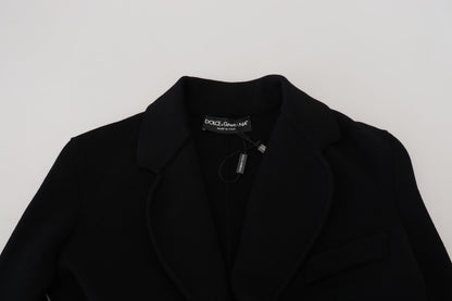 Dolce &amp; Gabbana Elegant Black Long Sleeve Jacket