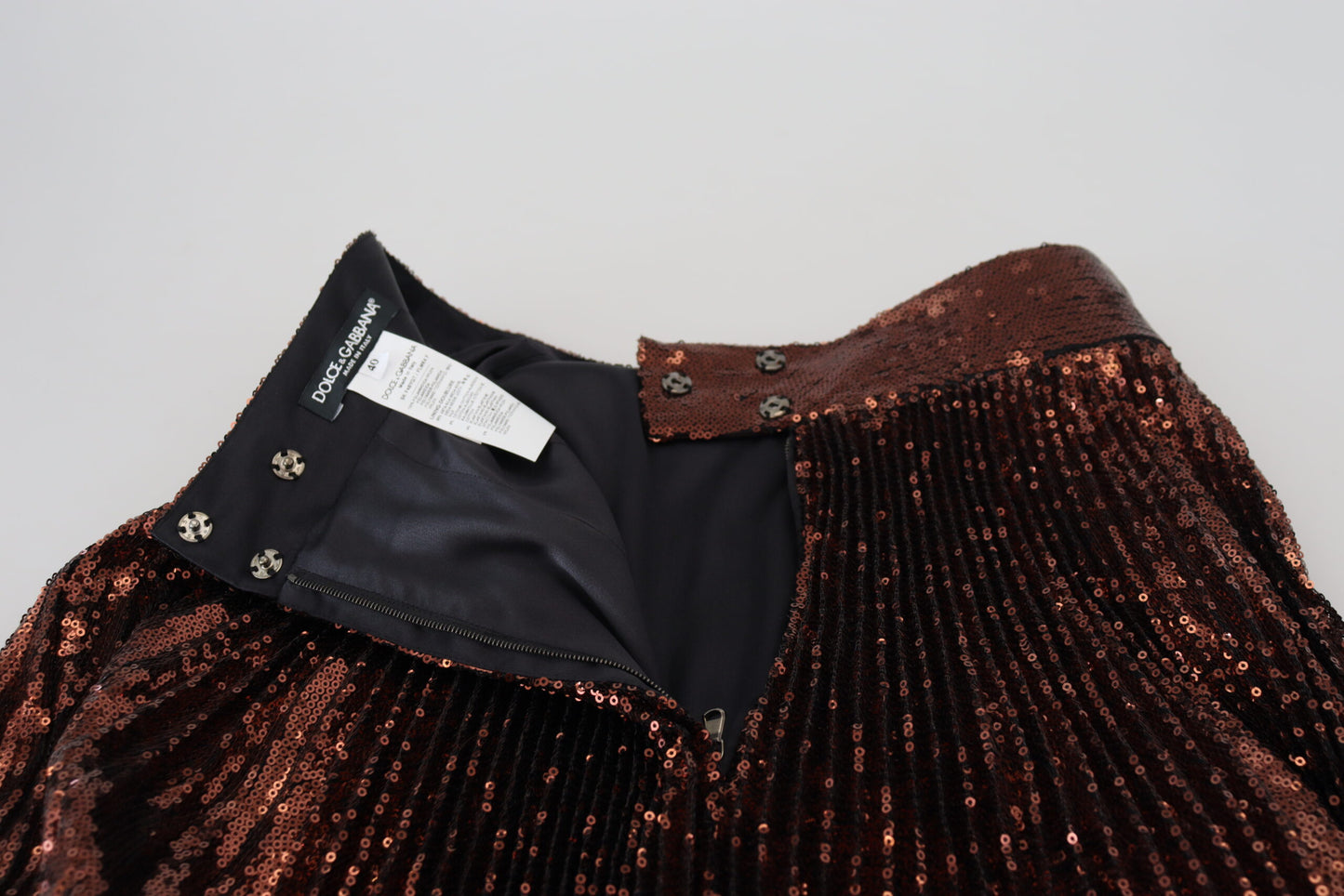 Dolce &amp; Gabbana Elegante falda midi acampanada de cintura alta