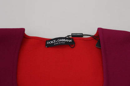 Dolce &amp; Gabbana Jersey multicolor con cuello cuadrado