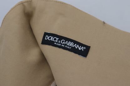 Dolce &amp; Gabbana Elegant High Waist Tapered Trousers