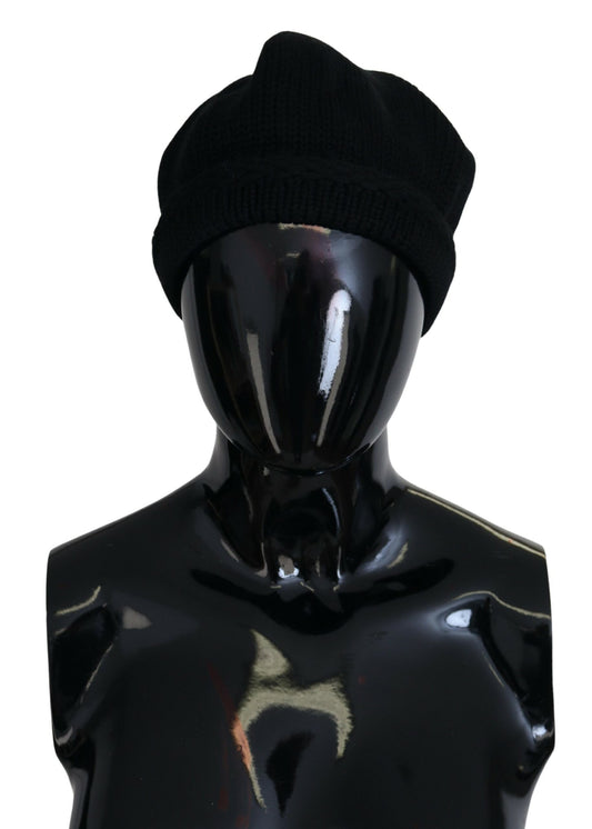 Dolce &amp; Gabbana Gorro elegante de lana virgen negro