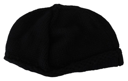 Dolce &amp; Gabbana Gorro elegante de lana virgen negro