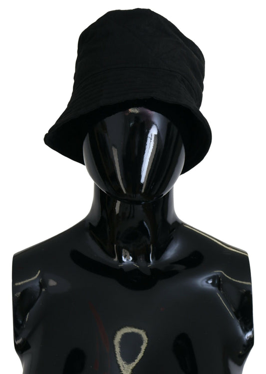 Dolce &amp; Gabbana Elegante gorra de pescador negra