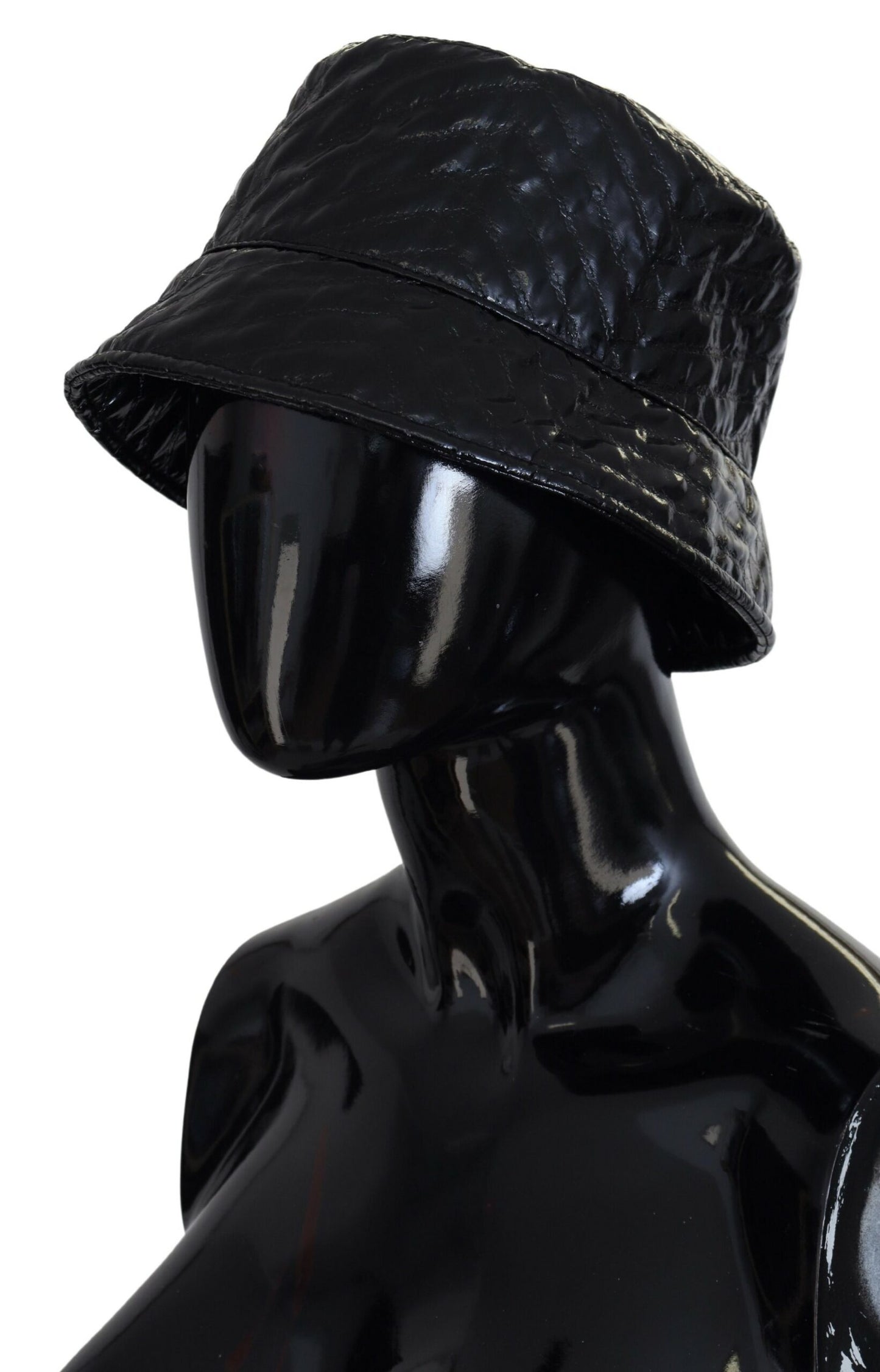 Dolce &amp; Gabbana Elegante gorra de pescador negra