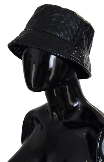 Dolce &amp; Gabbana Elegante gorra de pescador negra