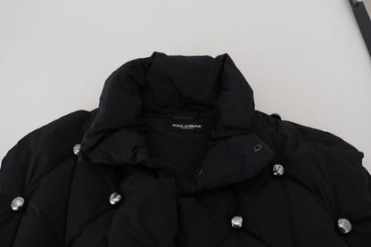 Dolce &amp; Gabbana Elegante chaqueta sin mangas negra