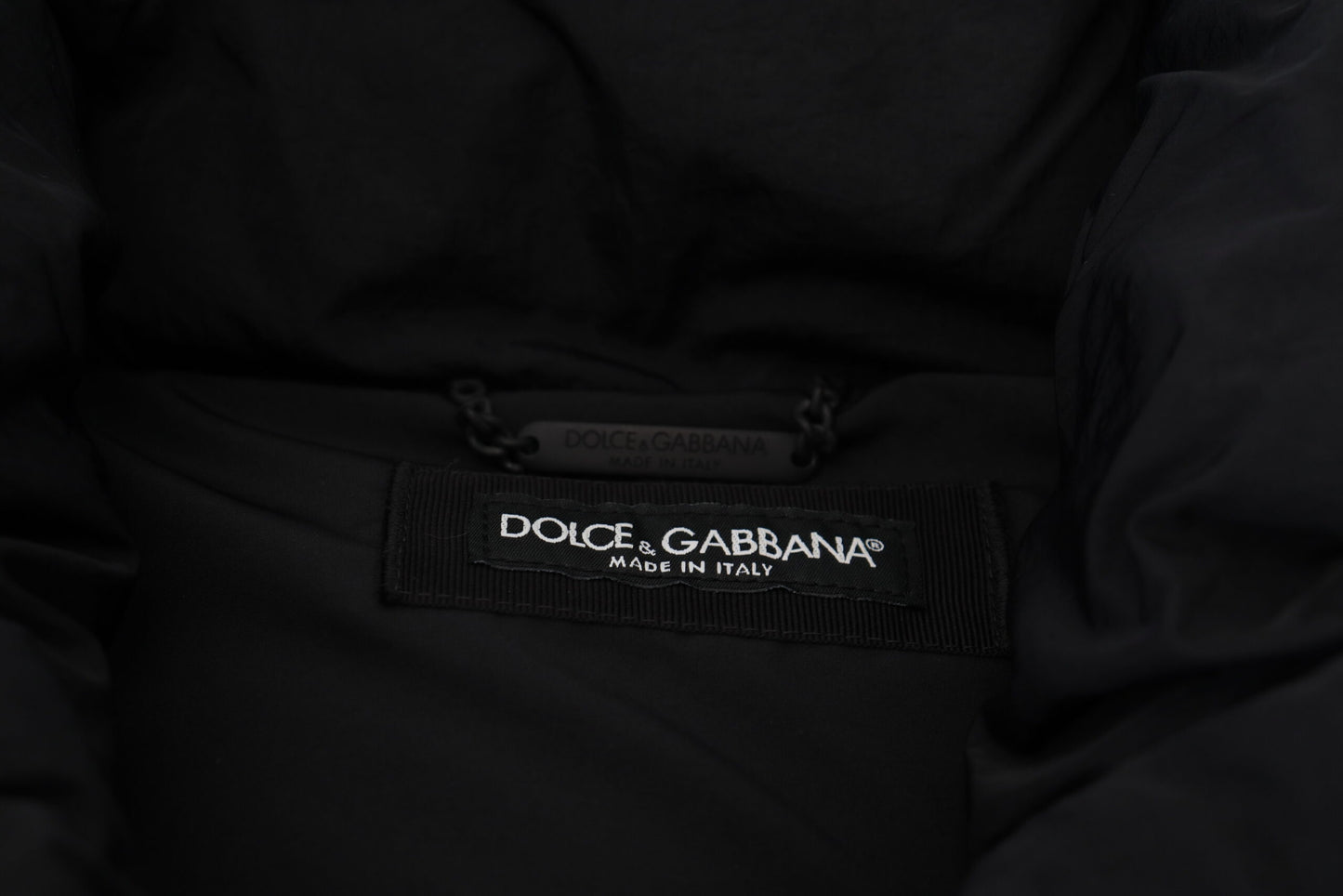Dolce &amp; Gabbana Elegante chaqueta sin mangas negra