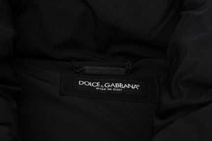 Dolce &amp; Gabbana Elegante chaqueta sin mangas negra