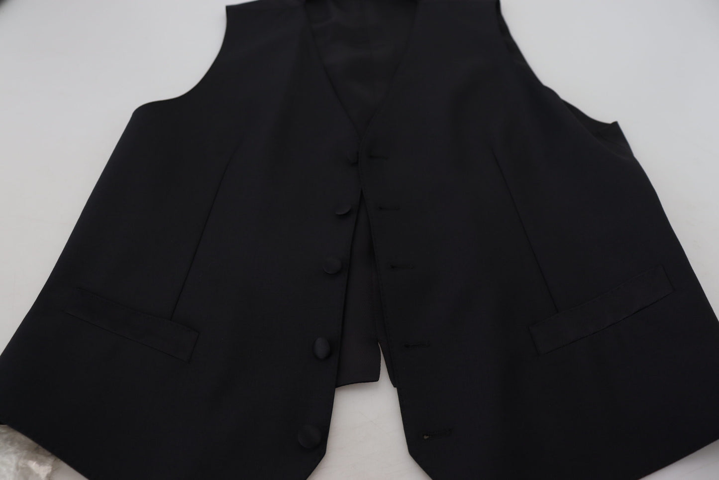 Dolce &amp; Gabbana Elegante chaleco formal de un solo pecho