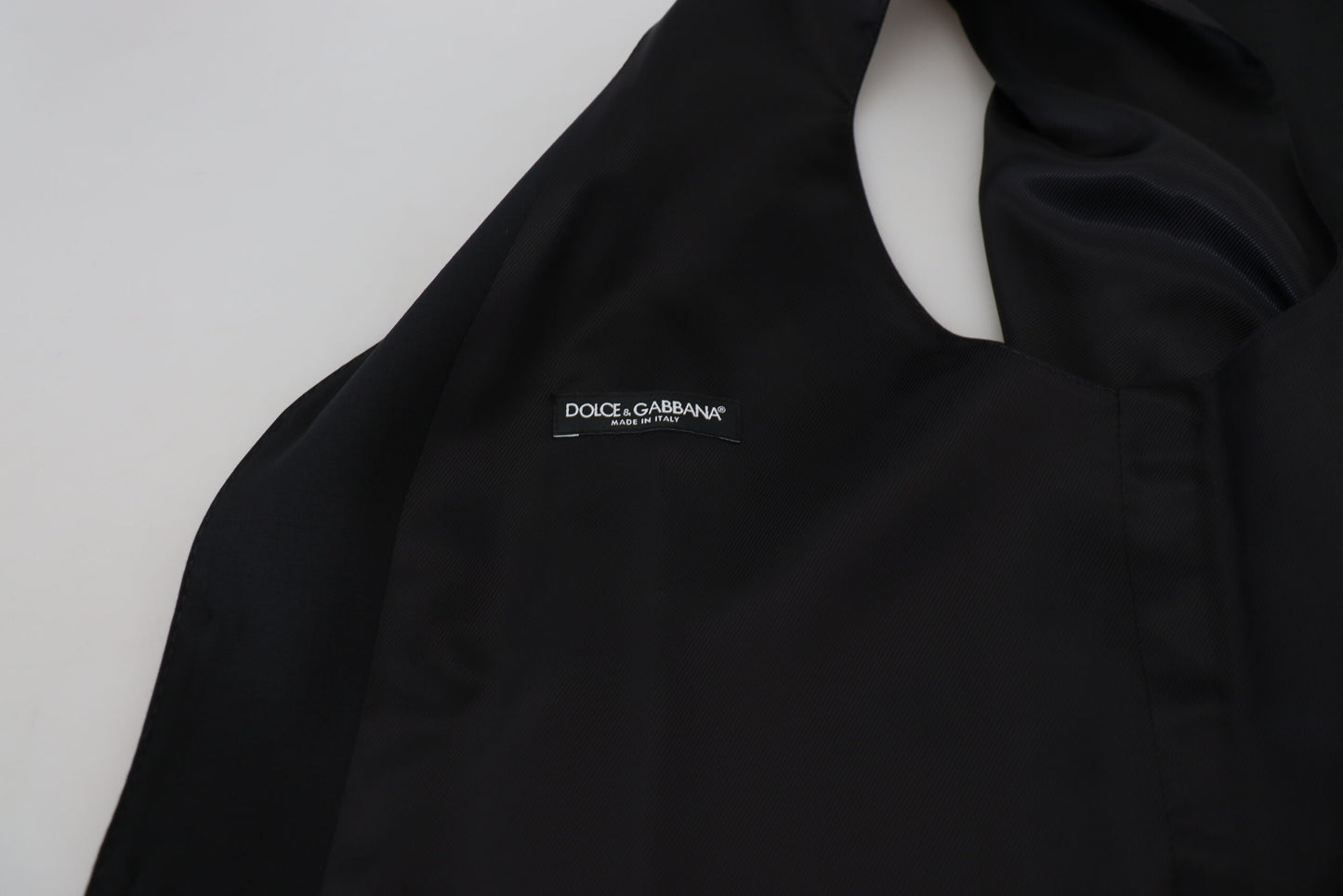Dolce &amp; Gabbana Elegante chaleco formal de un solo pecho