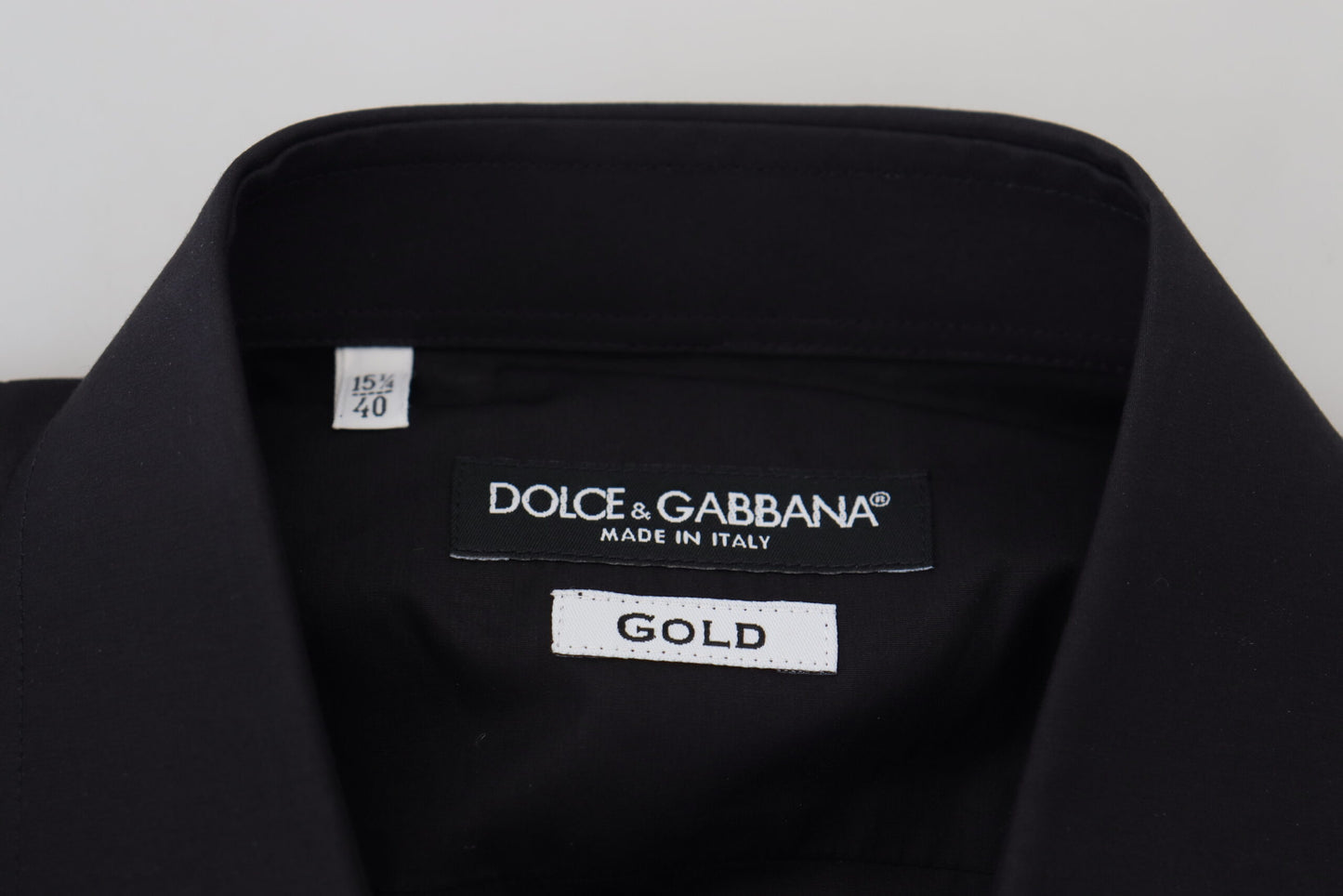 Dolce &amp; Gabbana Camisa Elegante De Algodón Con Bordado Floral