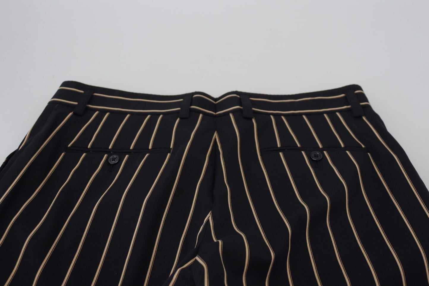 Dolce &amp; Gabbana Pantalones cónicos chinos elegantes a rayas