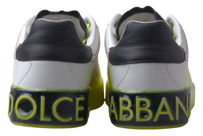 Dolce &amp; Gabbana Sleek Portofino zapatillas bajas de cuero