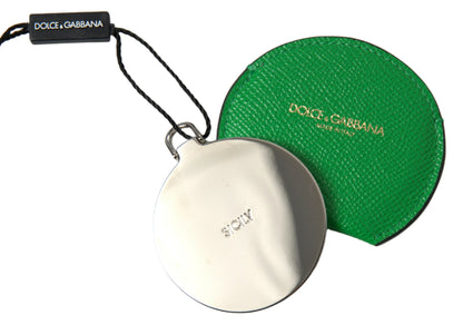 Dolce &amp; Gabbana Elegante soporte para espejo en piel de becerro