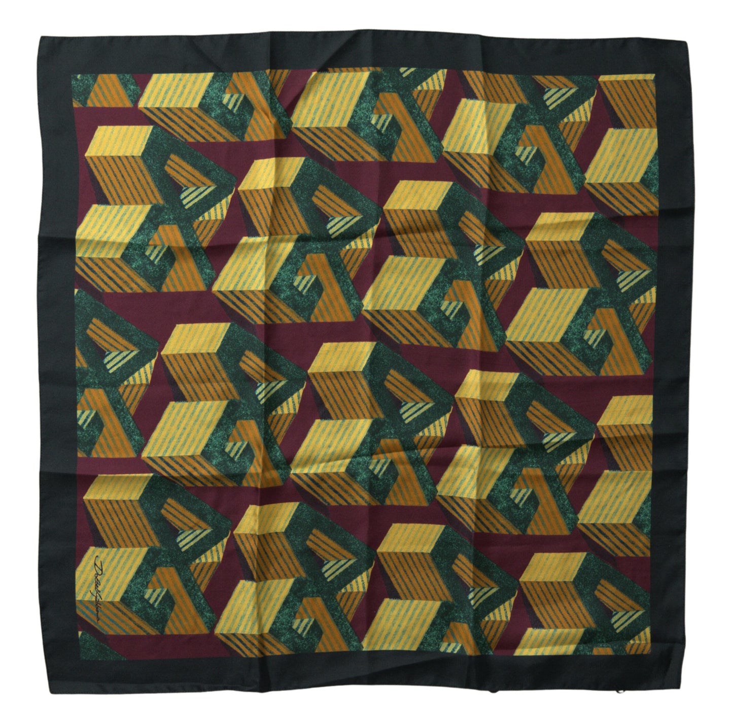 Dolce &amp; Gabbana Elegant Multicolor Silk Men's Square Scarf