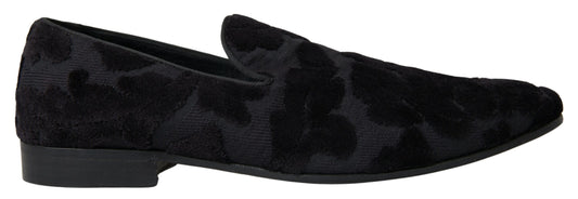 Dolce &amp; Gabbana Exquisitos Mocasines Vintage Negros para Hombre
