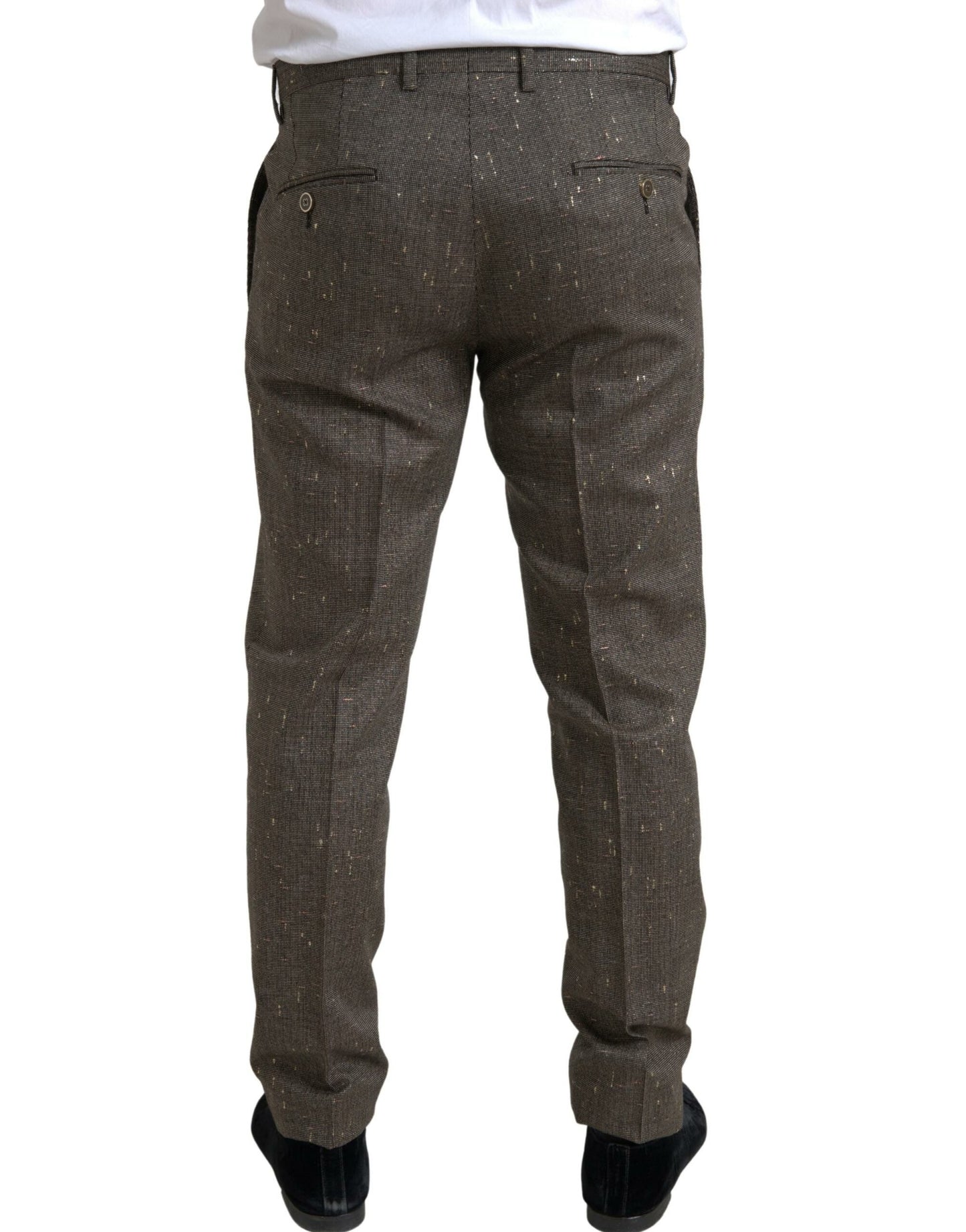 Dolce &amp; Gabbana Elegant Skinny Wool Chino Pants