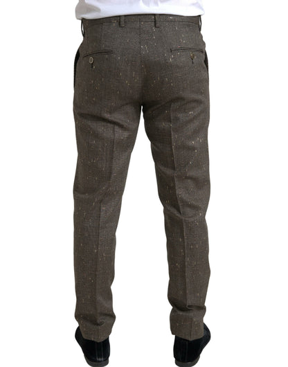 Dolce &amp; Gabbana Elegant Skinny Wool Chino Pants