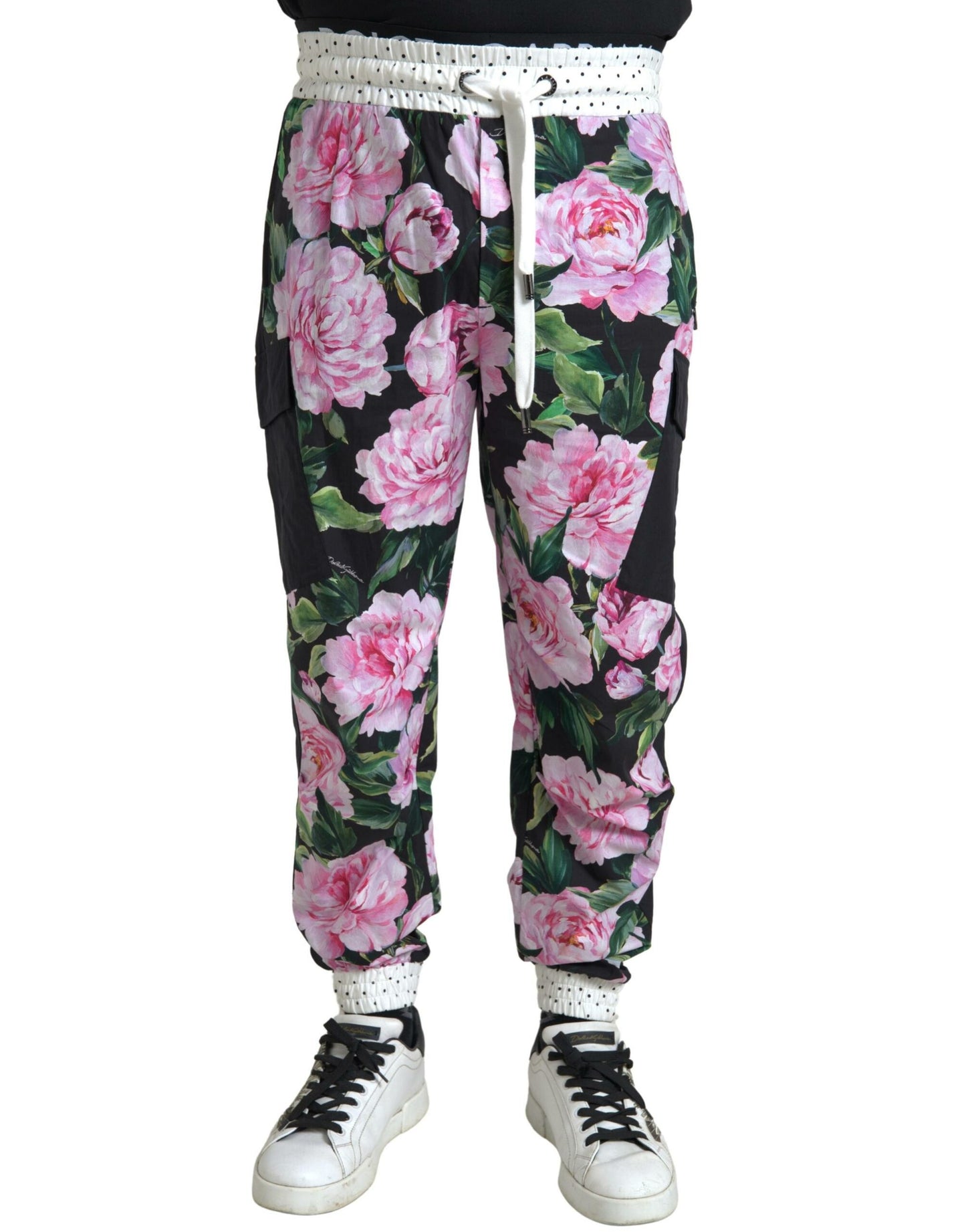 Dolce &amp; Gabbana Elegantes joggers de algodón multicolor