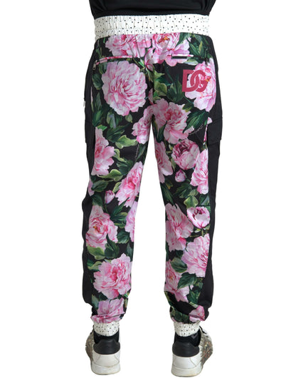 Dolce &amp; Gabbana Elegantes joggers de algodón multicolor
