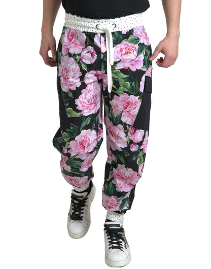 Dolce &amp; Gabbana Elegantes joggers de algodón multicolor