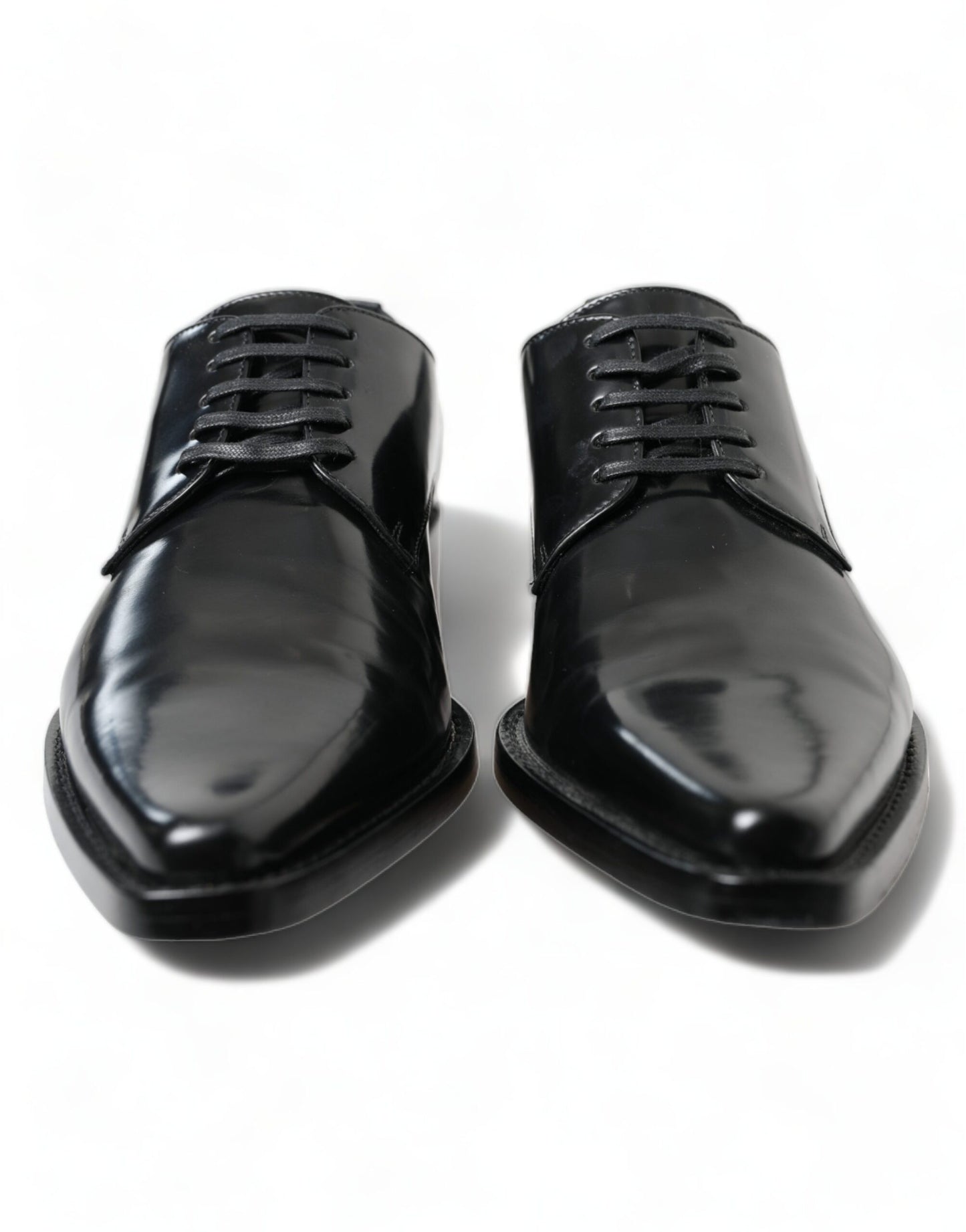 Dolce &amp; Gabbana Élégantes ballerines en cuir noir