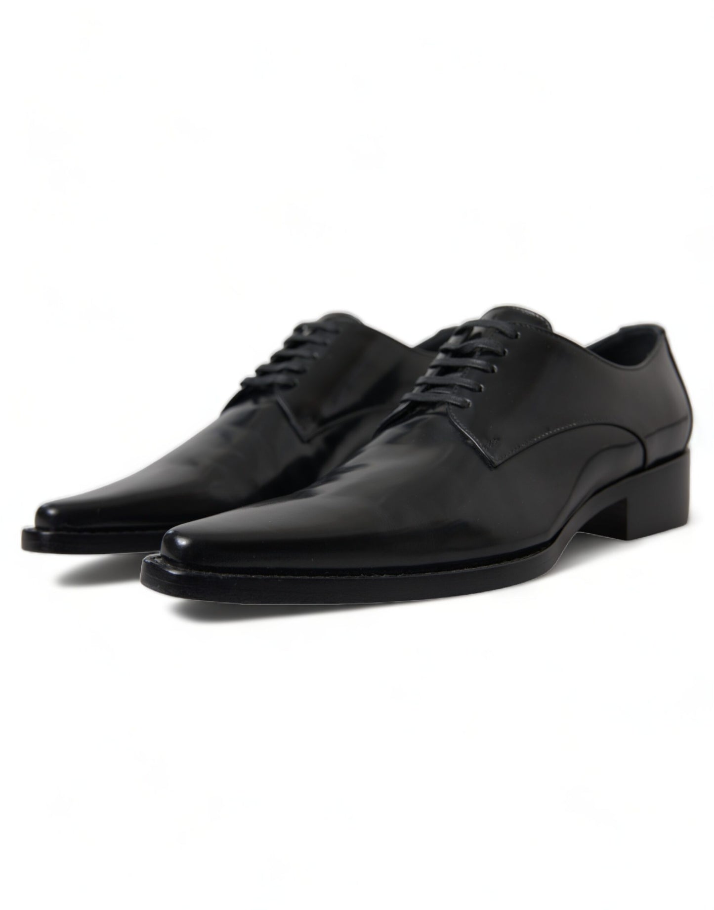 Dolce &amp; Gabbana Élégantes ballerines en cuir noir