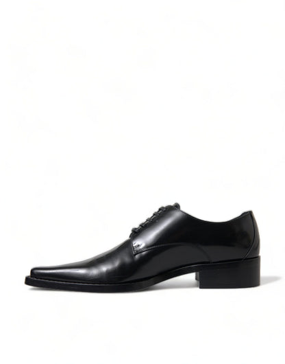 Dolce &amp; Gabbana Élégantes ballerines en cuir noir