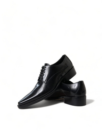 Dolce &amp; Gabbana Élégantes ballerines en cuir noir