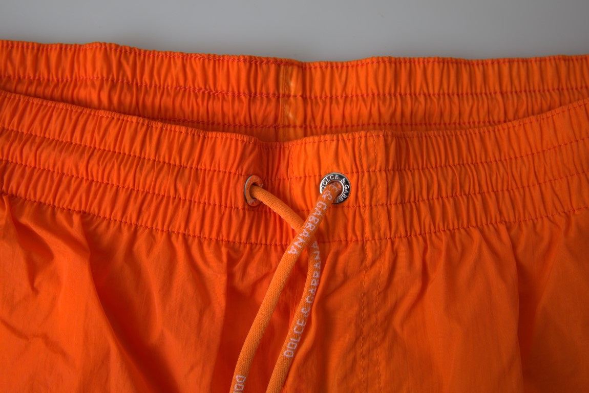 Short de bain effet dégradé Dolce &amp; Gabbana en orange vif