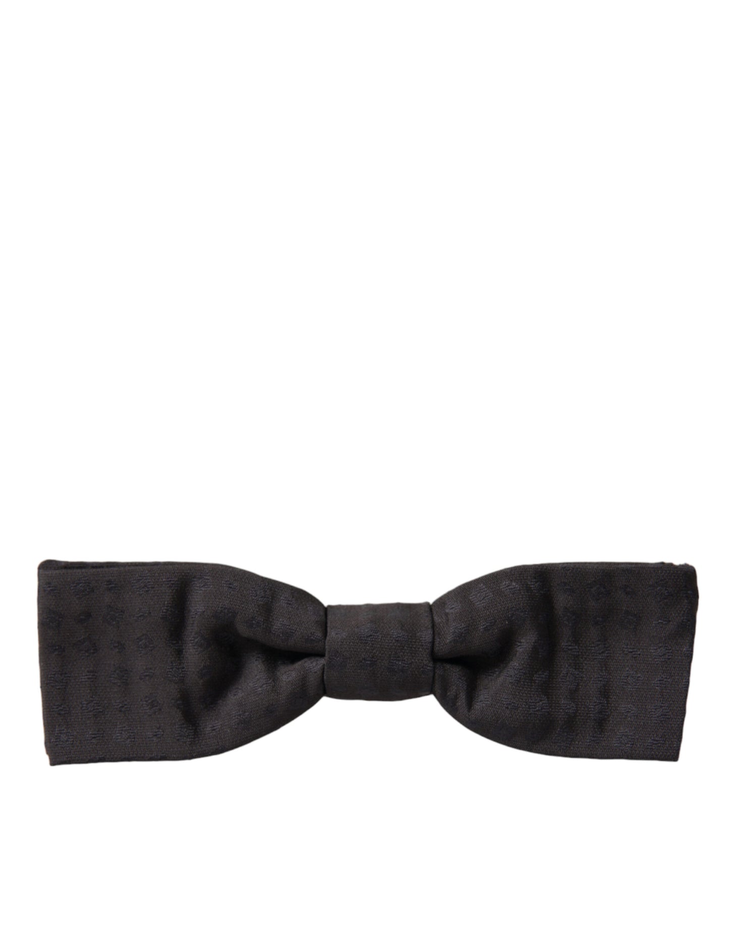 Dolce &amp; Gabbana Elegante pajarita de seda fantasía marrón